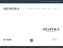 Tablet Screenshot of hesperadesigns.com